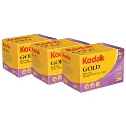 Kodak Gold 135-film 36 bilder med farge ISO 200 3-pk.