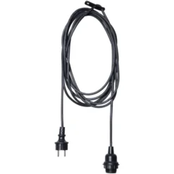 Lampeholder E27 med kabel