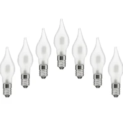 Ledsavers Frostet reservepære til adventsstaker LED 7-pk.