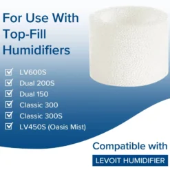 Levoit Erstatningsfilter for toppfylt luftfukter 10-pk.