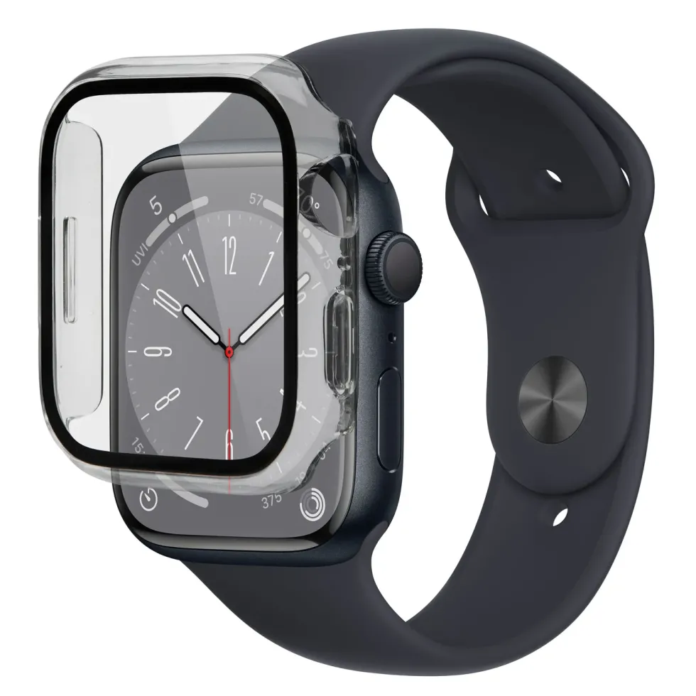 Linocell Beskyttelse for Apple Watch med skjermbeskytter 45 mm
