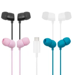 Linocell Bullets USB-C-hodetelefoner Hvit