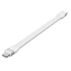 Linocell Flat USB-C til Lightning-kabel 13 cm