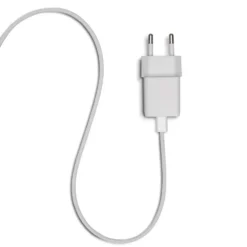 Linocell Flettet USB-C- til Lightning-kabel Hvit 0,5 m