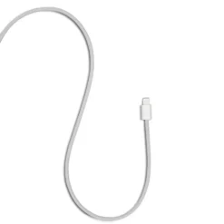 Linocell Flettet USB-C- til Lightning-kabel Hvit 0,5 m