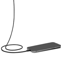 Linocell Flettet USB-C- til USB-C-kabel 240W Svart 2 m