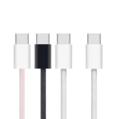 Linocell Flettet USB-C- til USB-C-kabel 60W Svart 0,5 m