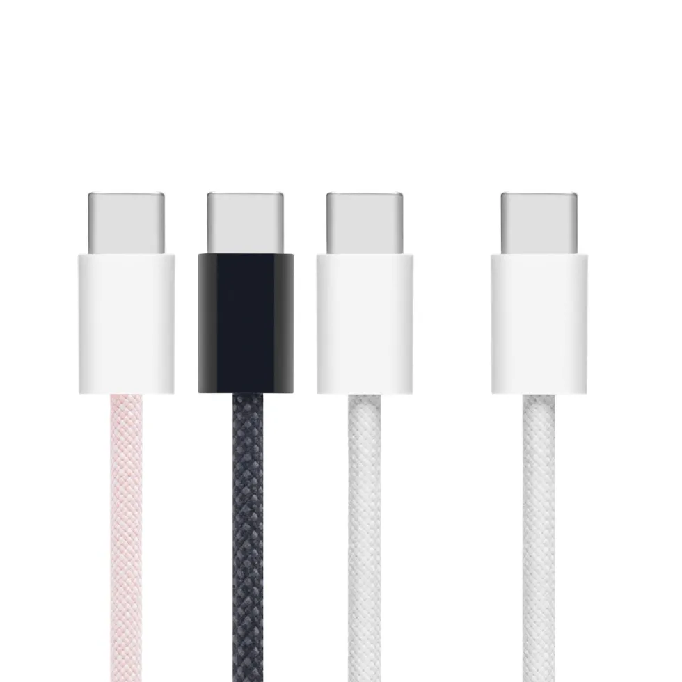 Linocell Flettet USB-C- til USB-C-kabel 60W Svart 0,5 m