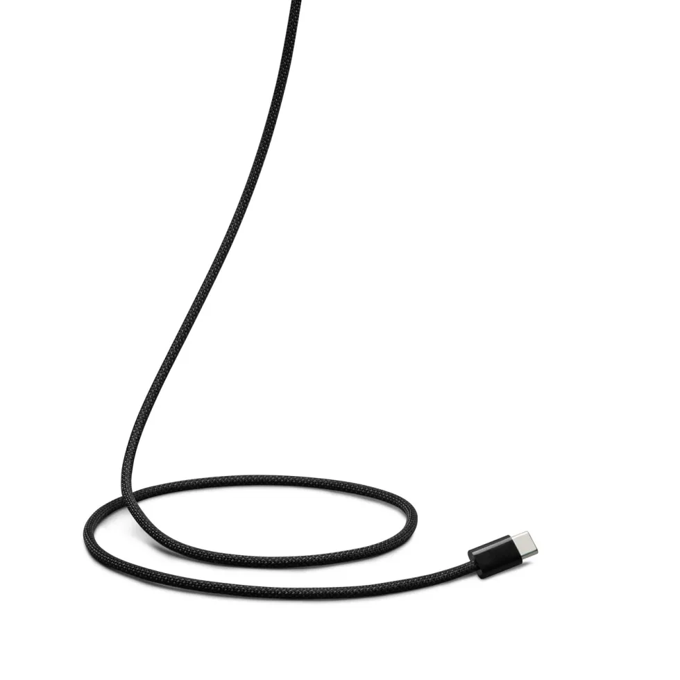 Linocell Flettet USB-C- til USB-C-kabel 60W Svart 0,5 m