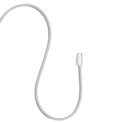 Linocell Flettet USB-C- til USB-C-kabel 60W Hvit 1 m