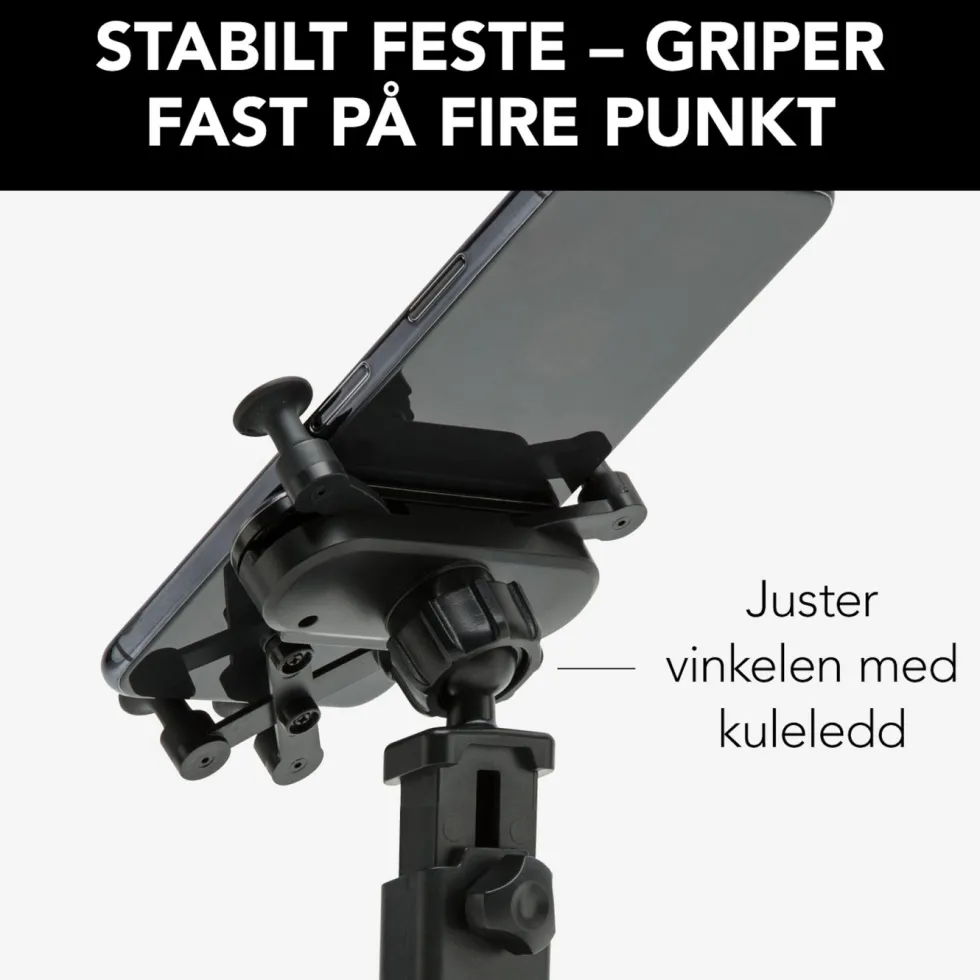 Linocell Mobilholder med hurtigfeste for frontrute