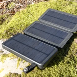 Linocell Powerbank med solcellelading 16 000 mAh