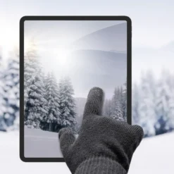 Linocell Strikkede touchskjermhansker