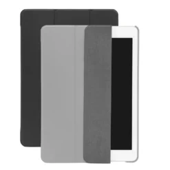 Linocell Trifold Etui for iPad (5.-6. gen), Air, Air 2, Pro (9,7 tommer) Svart