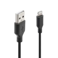 Linocell USB-A til Lightning-kabel Svart 1 m