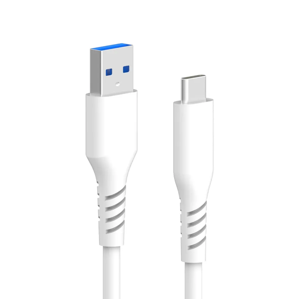 Linocell USB-A til USB-C-kabel Hvit 1 m
