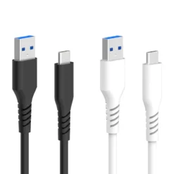 Linocell USB-A til USB-C-kabel Svart 0,2 m