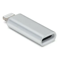 Linocell USB-C til Lightning-adapter Sølv