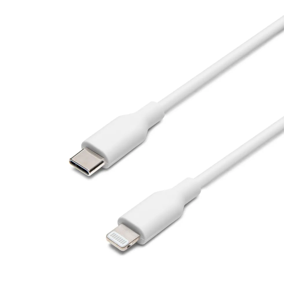 Linocell USB-C til Lightning-kabel Hvit 1 m