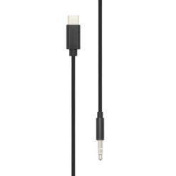 Linocell USB-C til 3,5 mm-kabel 1 m - Svart