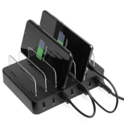 Linocell USB-ladestasjon med stativfunksjon 6 porter