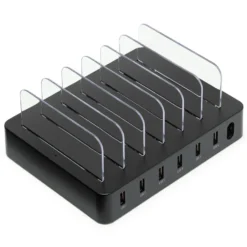 Linocell USB-ladestasjon med stativfunksjon 6 porter