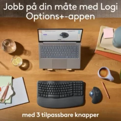 Logitech Ergo M575S Trådløs mus med styrekule