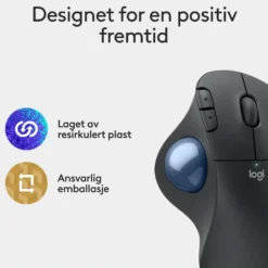 Logitech Ergo M575S Trådløs mus med styrekule