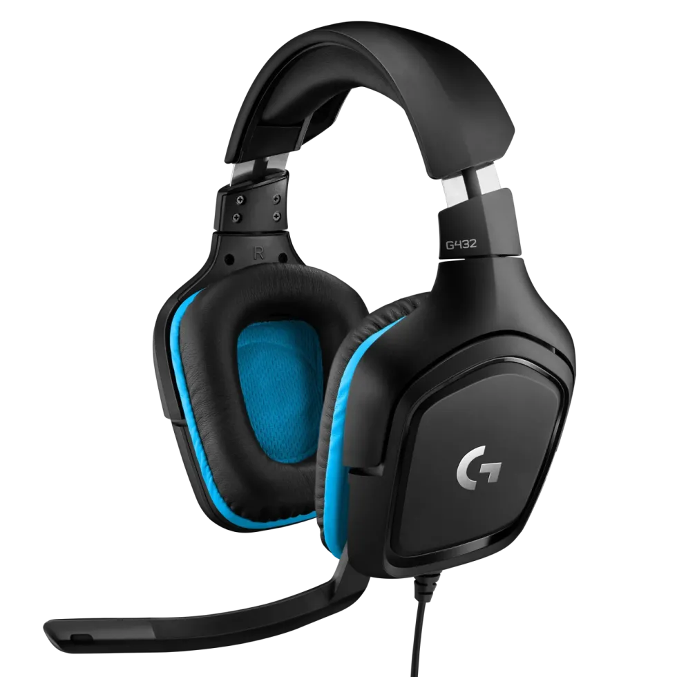 Logitech G 432 Gamingheadset med surroundlyd