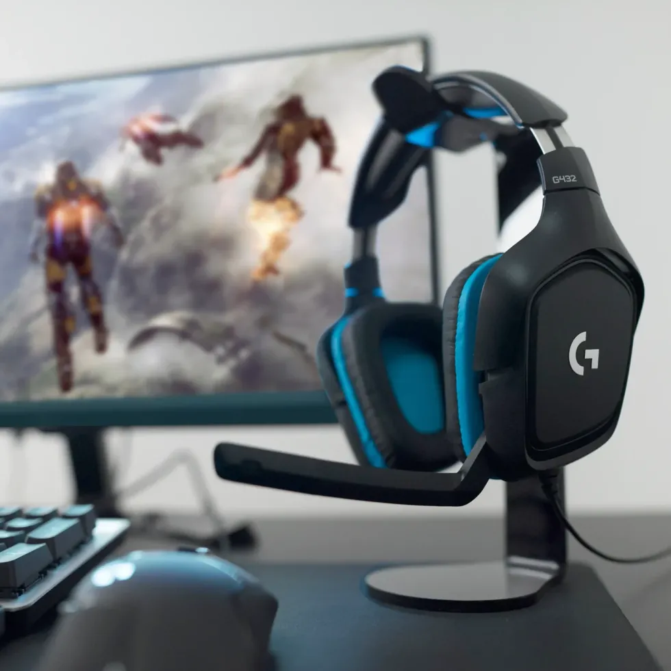 Logitech G 432 Gamingheadset med surroundlyd