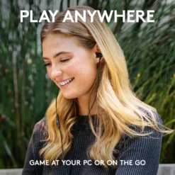 Logitech G 333 In-ear-gaminghodetelefoner Svart