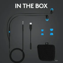 Logitech G 333 In-ear-gaminghodetelefoner Svart