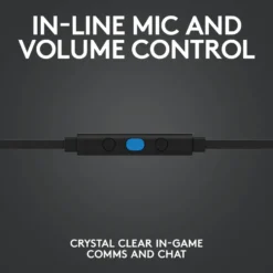 Logitech G 333 In-ear-gaminghodetelefoner Svart