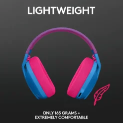 Logitech G 435 Lightspeed Trådløst gamingheadset Blå & Rosa