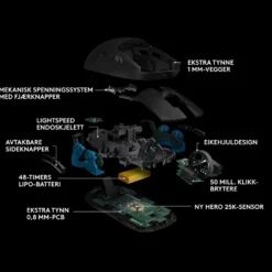 Logitech G Pro Trådløs gaming-mus for proffene