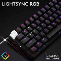Logitech G PRO X 60 Lightspeed Trådløst gamingtastatur Linear Black