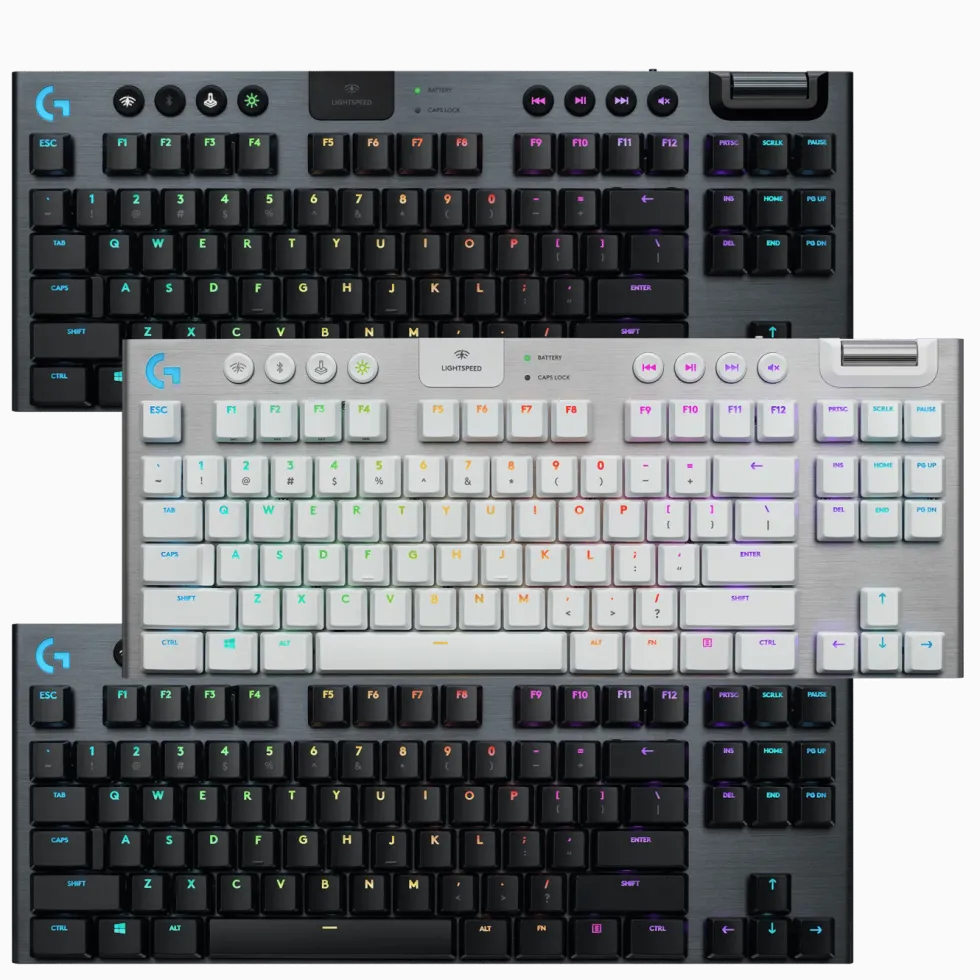 Logitech G 915 TKL Mekanisk tastatur GL Clicky Svart