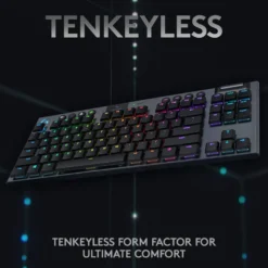 Logitech G 915 TKL Mekanisk tastatur GL Clicky Svart