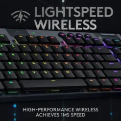 Logitech G 915 TKL Mekanisk tastatur GL Clicky Svart