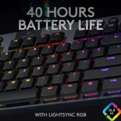 Logitech G 915 TKL Mekanisk tastatur GL Clicky Svart