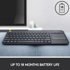 Logitech K400 Plus Trådløst tastatur med Touchpad