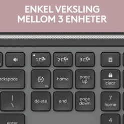 Logitech K950 Signature Slim Trådløst tastatur