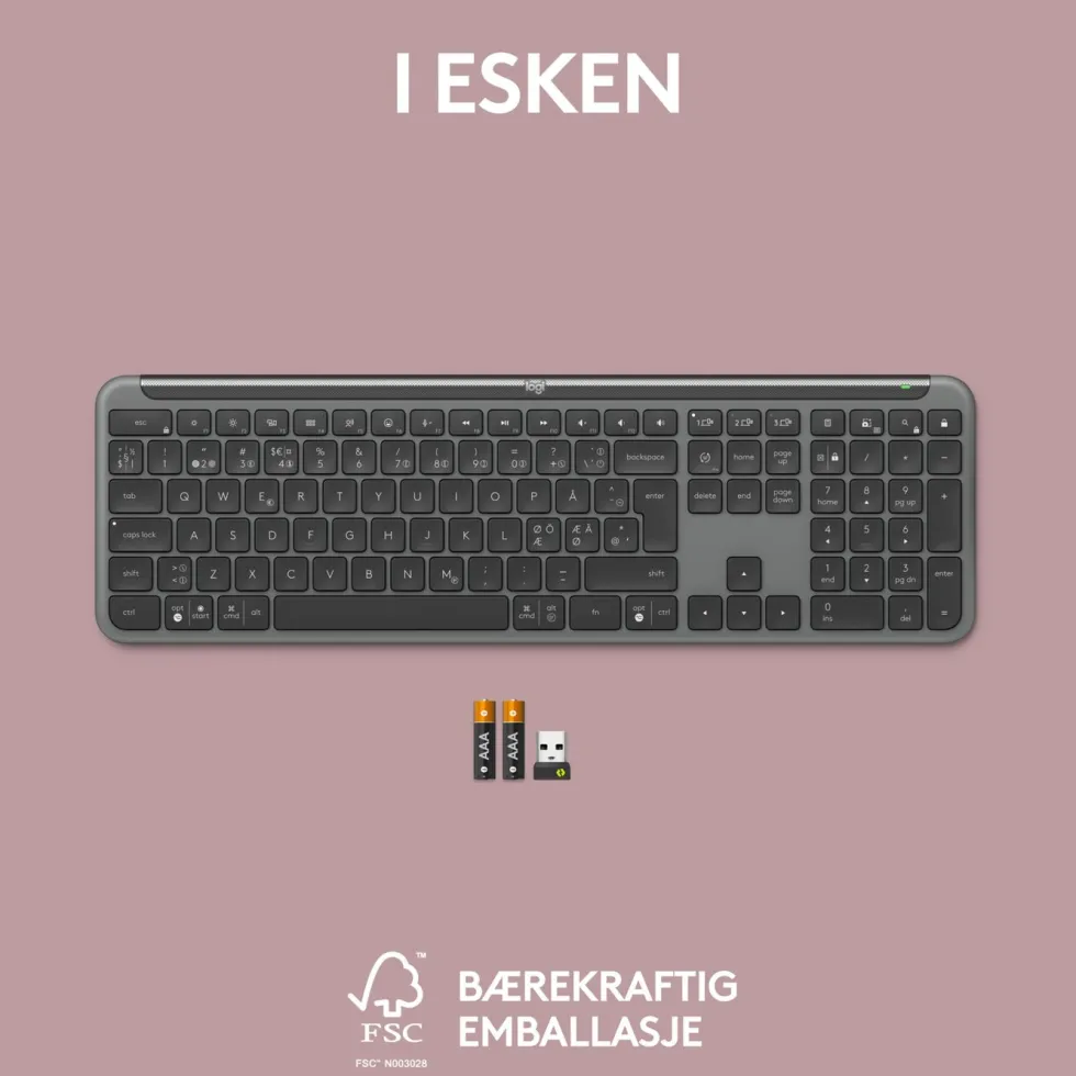 Logitech K950 Signature Slim Trådløst tastatur