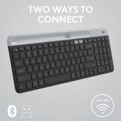 Logitech K580 Slim Trådløst tastatur