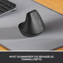 Logitech Lift Vertikal datamus Graphite