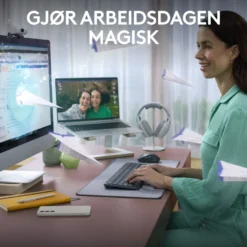 Logitech MK950 Signature Slim Trådløst tastatur og mus