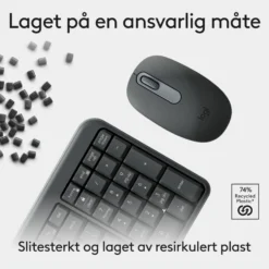 Logitech MK250 Trådløst tastatur med mus