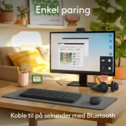 Logitech MK250 Trådløst tastatur med mus