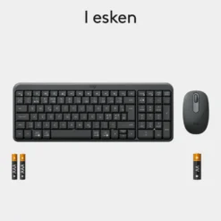 Logitech MK250 Trådløst tastatur med mus