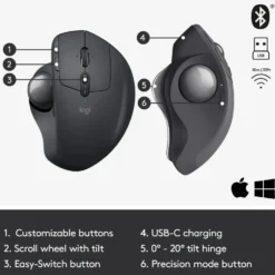 Logitech MX Ergo Trådløs styrekule